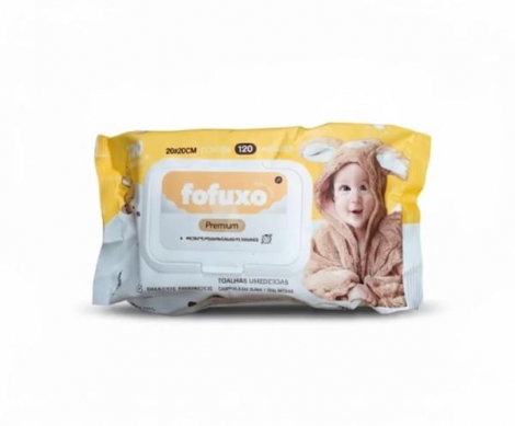 Toalha Umedecida Fofuxo Premium 120 toalhas Hera